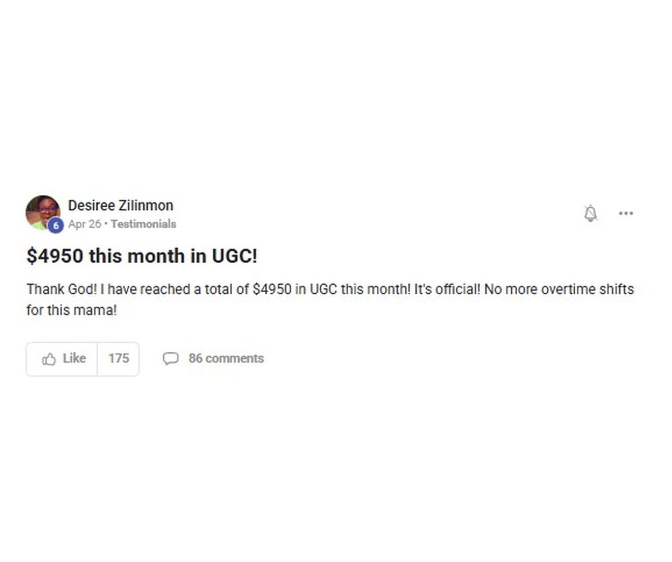 Desiree Zilinmon testimonio SWC
